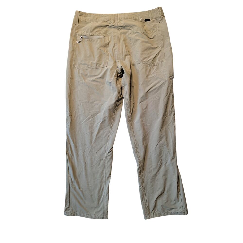 Patagonia Quandary Hiking Pants Mens 33 Tan Beige Tech Nylon Stretch Outdoor